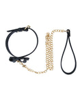 Not Regular Toys Blush Temptasia Ardor Collar & Leash w/Bow - Black - Image 3