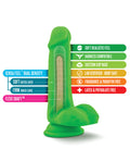 Neo Blush Neo Dual Density 6" Cock - Neon Green - Image 5