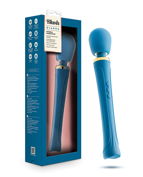 Blush Novelties Blush Dianna Wand Massager - Teal