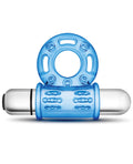 Stay Hard Blush Stay Hard Mega Vibrating Bull Ring - Blue - Image 2