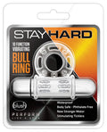 Stay Hard Blush Stay Hard 10 Function Vibrating Bull Ring Cock Ring - Clear