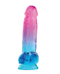 Not Regular Toys Blush B Yours Plus 6.75" Candy Colored Dildo - Multi Colors - Image 3