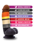 Avant Blush Avant P9 Bear Pride Dildo - Multi Color - Image 5
