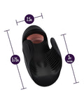 Blush Novelties Blush M For Men - Lickety Split - Vibrating Penis Head Stimulator - Black - Image 5