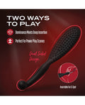 Not Regular Toys Blush Temptasia Governess Paddle $ Dildo - Black - Image 4