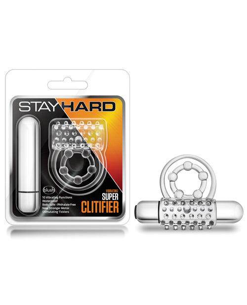 Stay Hard Blush Stay Hard Super Clitifier Cock Ring - Clear