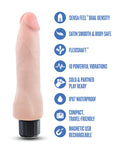 Not Regular Toys Blush Au Naturel 8.75" Vibrating Realistic G-Spot Dildo - Beige - Image 5