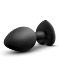 Temptasia Blush Temptasia Bling Plug w/Gem Small - Black - Image 3
