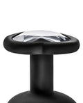 Temptasia Blush Temptasia Bling Plug w/Gem Small - Black - Image 4