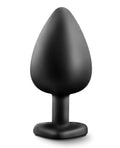 Temptasia Blush Temptasia Bling Plug w/Gem Large - Black - Image 2