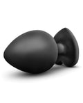 Temptasia Blush Temptasia Bling Plug w/Gem Large - Black - Image 3