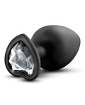 Temptasia Blush Temptasia Bling Plug w/Gem Large - Black - Image 4