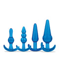 Blue Line Blue Line C & B 4 pc Anal Training Set - Jelly Blue - Image 2