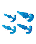 Blue Line Blue Line C & B 4 pc Anal Training Set - Jelly Blue - Image 3