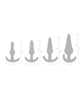 Blue Line Blue Line C & B 4 pc Anal Training Set - Jelly Blue - Image 4