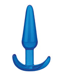 Blue Line Blue Line C & B 4.25" Slim Tapered Butt Plug - Jelly Blue - Image 2