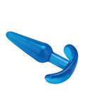 Blue Line Blue Line C & B 4.25" Slim Tapered Butt Plug - Jelly Blue - Image 3