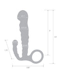 Blue Line Blue Line C & B 4.5" Beginners Prostate Massager - Jelly Blue - Image 4