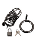 Blue Line Blue Line Deluxe Chastity Cage - Black - Image 4