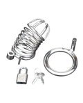 Blue Line Blue Line Deluxe Chastity Cage - Silver - Image 4