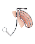 Blue Line Blue Line Cock Cage w/Anal Stimulator - Silver - Image 3