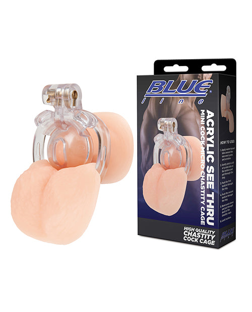 Not Regular Toys Acrylic See Thru Mini Cock Micro Chastity Cage