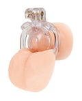 Not Regular Toys Acrylic See Thru Mini Cock Micro Chastity Cage - Image 2