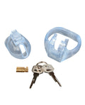 Not Regular Toys Small Dick Acrylic Mini Chastity Cage - Image 4