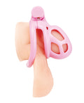 Not Regular Toys Small Pink Humiliation Acrylic Prisoner Cock Cage - Image 3