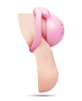 Not Regular Toys Pussyboy Pink Mini Chastity Cage - Image 3