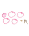 Not Regular Toys Pussyboy Pink Mini Chastity Cage - Image 4