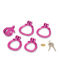Not Regular Toys 1" Bitchboy Pink Prisoner Cock Cage - Image 4