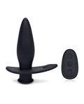 Blue Line Blue Line Vibrating Anal Plug Pointer w/Remote - Black - Image 3