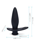 Blue Line Blue Line Vibrating Anal Plug Pointer w/Remote - Black - Image 5
