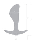 Blue Line Blue Line 2.5" Stainless Steel Bling Prostate Massager Plug - Image 4