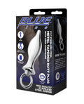 Blue Line Blue Line 2.5" Stainless Steel Metal Tapered Butt Plug With Loop Hardware