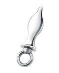 Blue Line Blue Line 2.5" Stainless Steel Metal Tapered Butt Plug With Loop Hardware - Image 3
