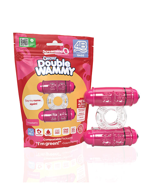Screaming O Screaming O 4B Double Wammy - Strawberry