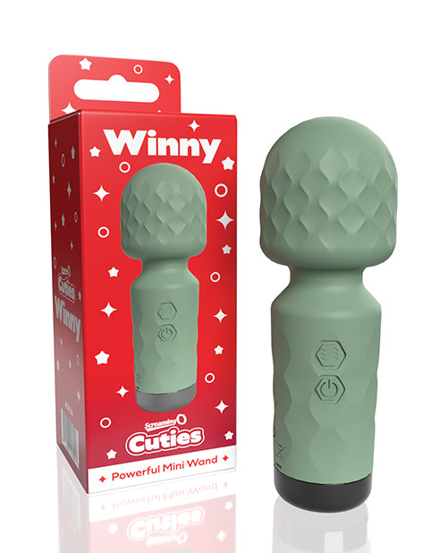 Screaming O Screaming O Cuties Winny Vibrating Mini Wand - Sage Green