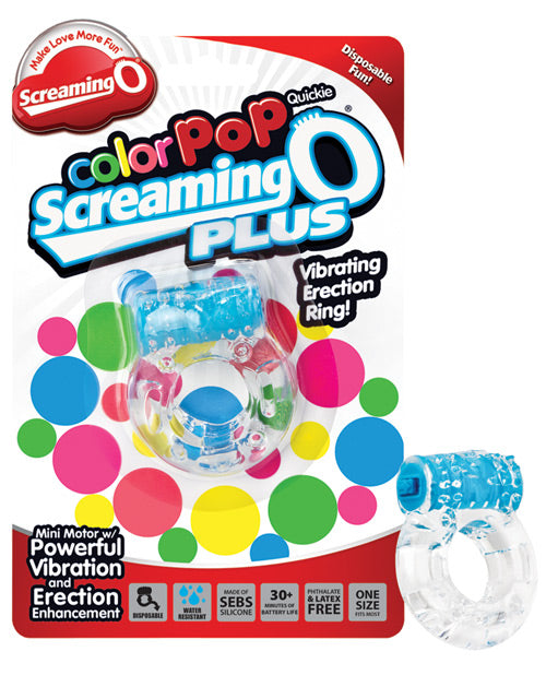 Screaming O Screaming O Color Pop Quickie O Plus - Blue