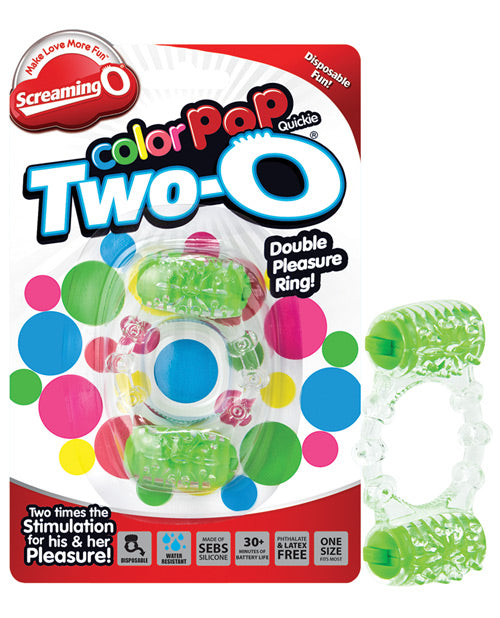 Screaming O Screaming O Color Pop Quickie Two-O - Green