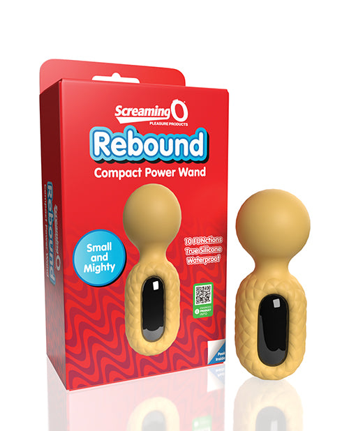 Screaming O Screaming O Rebound Compact Power Wand - Bumblee Yellow