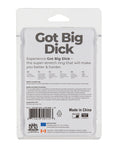 Power Bullet Got Big Dick Single Bumper Ring - Black - Image 2