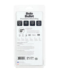 Power Bullet Bolo Bullet Vibrating Adjustable Cock Tie - Black - Image 2