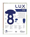 Lux Active Lux Active Triad 4.5" Vibrating Dual Ring w/Remote - Dark Blue - Image 2