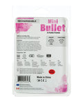 Mini Bullet Rechargeable Bullet - 9 Functions Pink (2)
