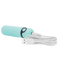 Swan Simple & True Rechargeable Vibrating Bullet - Teal - Image 3