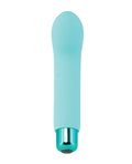 Power Bullet Sara's Spot Rechargeable Bullet w/G Spot Sleeve - 10 Functions Teal - Image 4