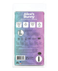 Power Bullet Alice's Bunny Rechargeable Bullet w/Rabbit Sleeve - 10 Functions Purple - Image 2