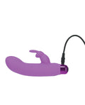 Power Bullet Alice's Bunny Rechargeable Bullet w/Rabbit Sleeve - 10 Functions Purple - Image 4